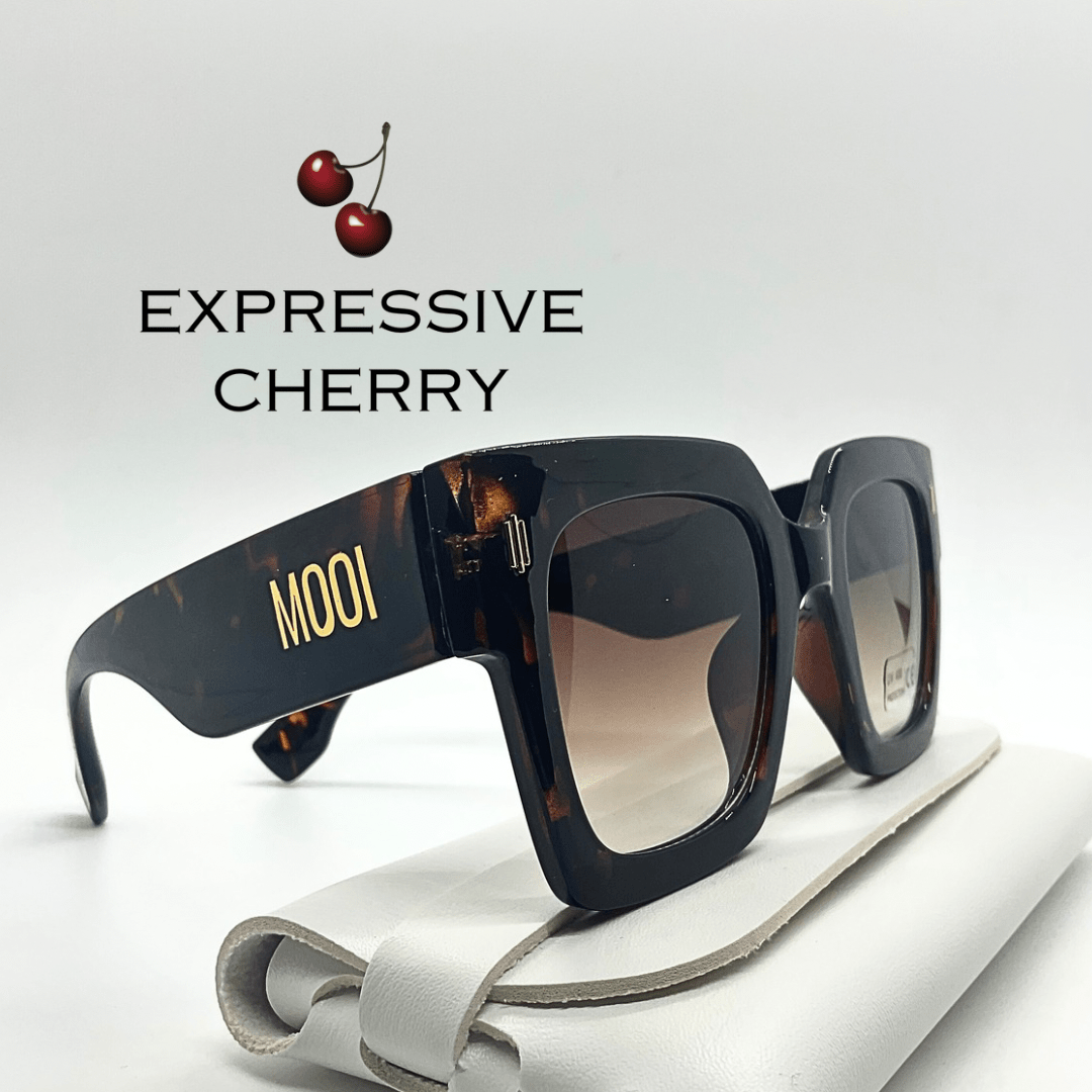 Pamela (Torte) - Oversized Sunglasses - Expressive Cherry