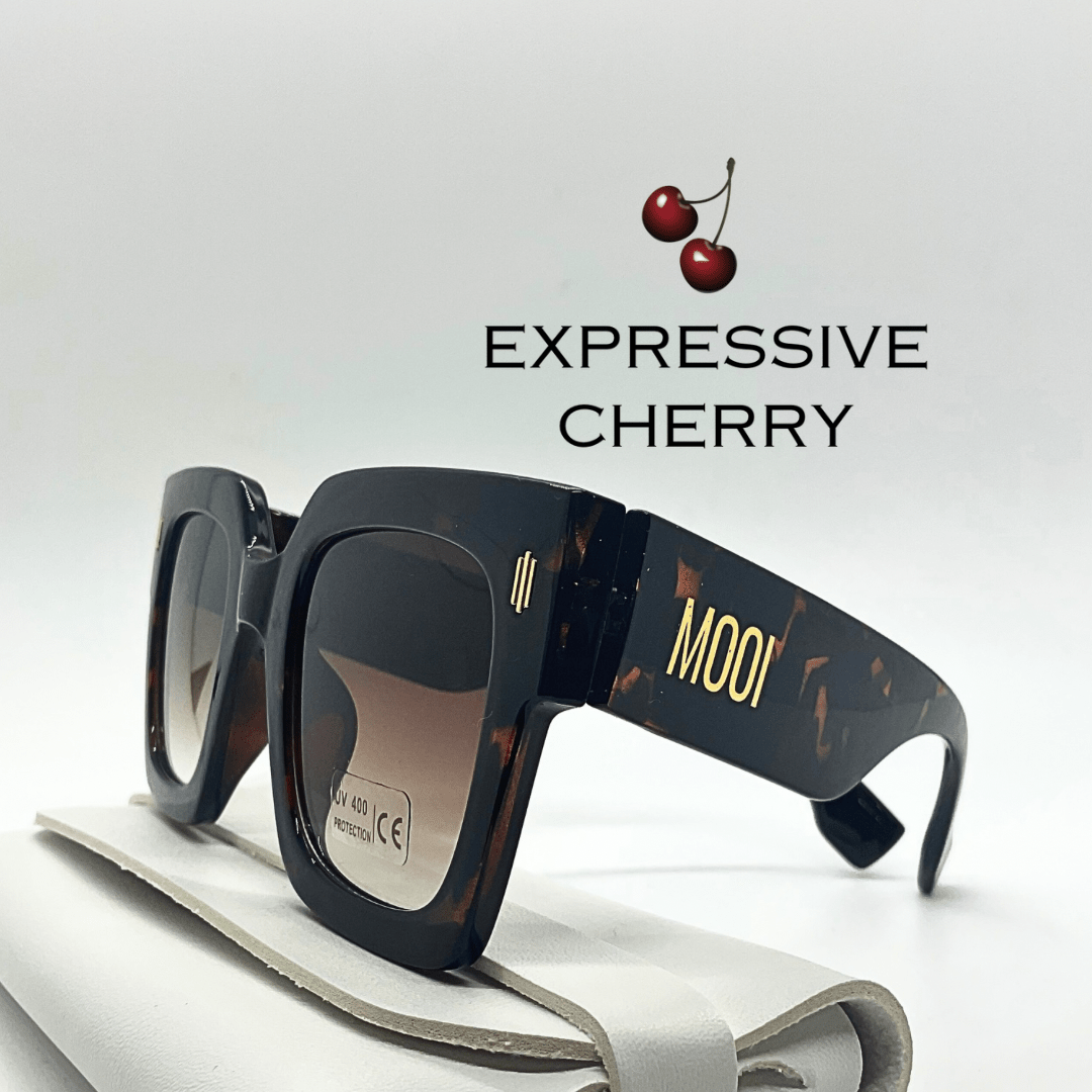 Pamela (Torte) - Oversized Sunglasses - Expressive Cherry
