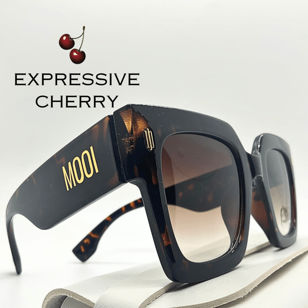 Pamela (Torte) - Oversized Sunglasses - Expressive Cherry