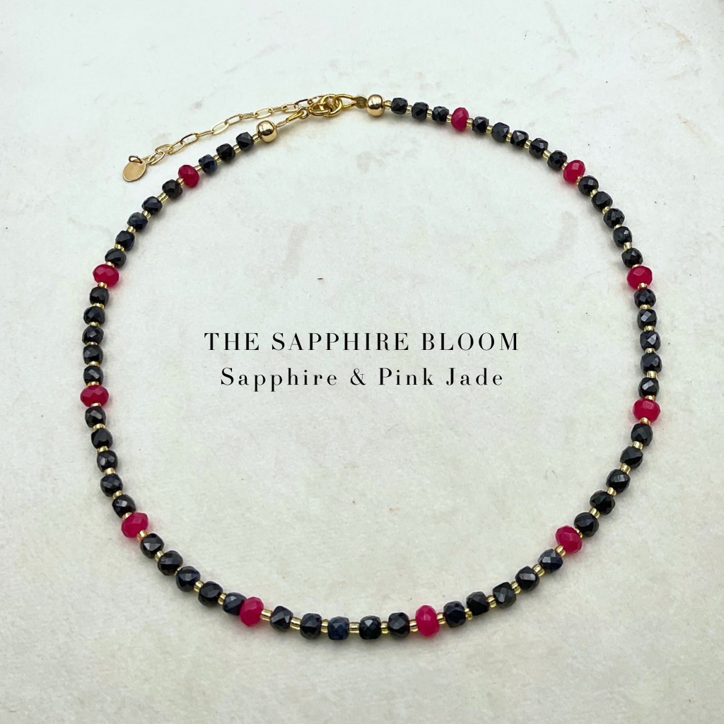 The Sapphire Bloom Necklace