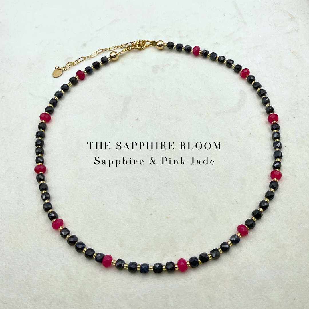 The Sapphire Bloom Necklace