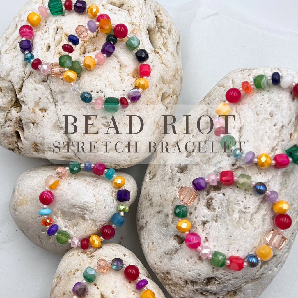 Bead Riot™ Stretch Bracelet - Expressive Cherry