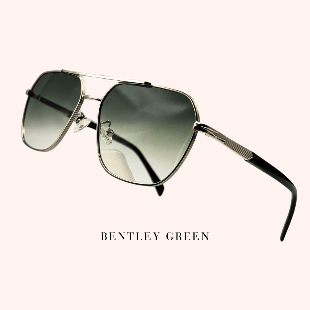 Bentley Sunglasses | Double Bridge Aviators - Expressive Cherry