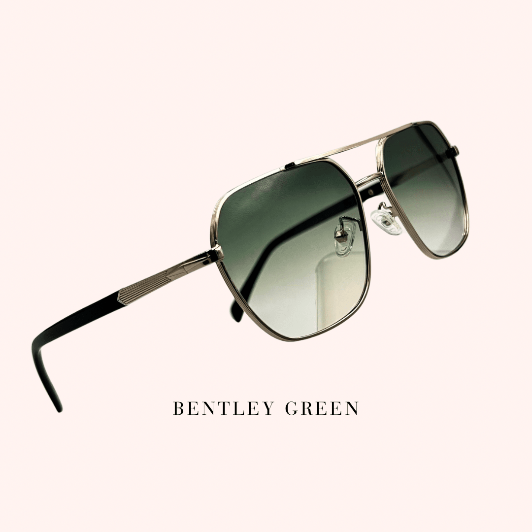 Bentley Sunglasses | Double Bridge Aviators - Expressive Cherry