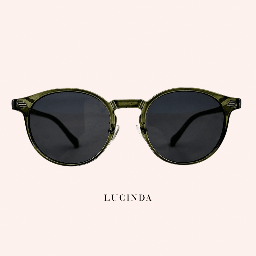 Lucinda Sunglasses | Round Designer Inspired Eyewear - Expressive Cherry