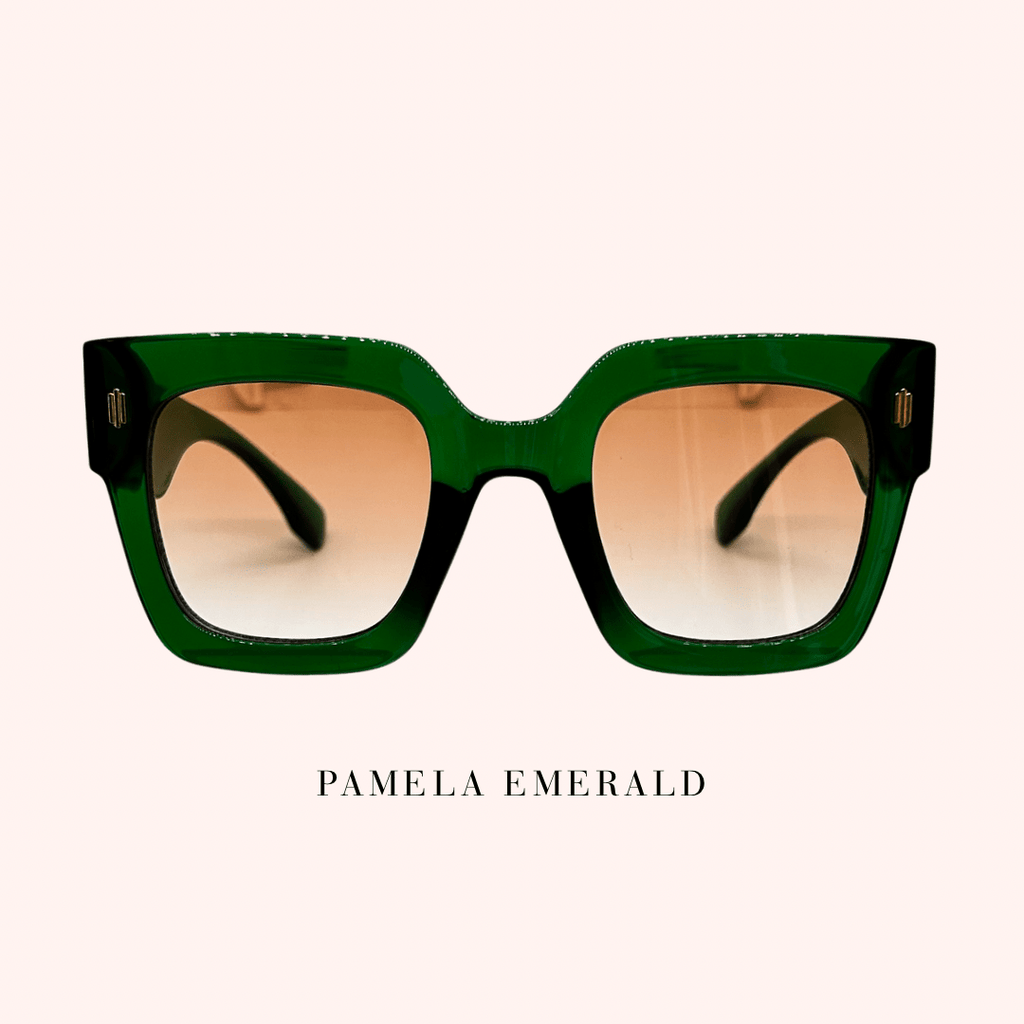 Pamela Sunglasses | Emerald (Limited Edition) - Expressive Cherry
