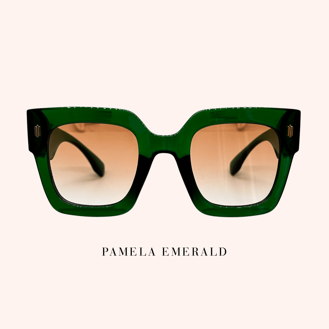 Pamela Sunglasses | Emerald (Limited Edition) - Expressive Cherry