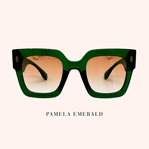 Pamela Sunglasses | Emerald (Limited Edition) - Expressive Cherry