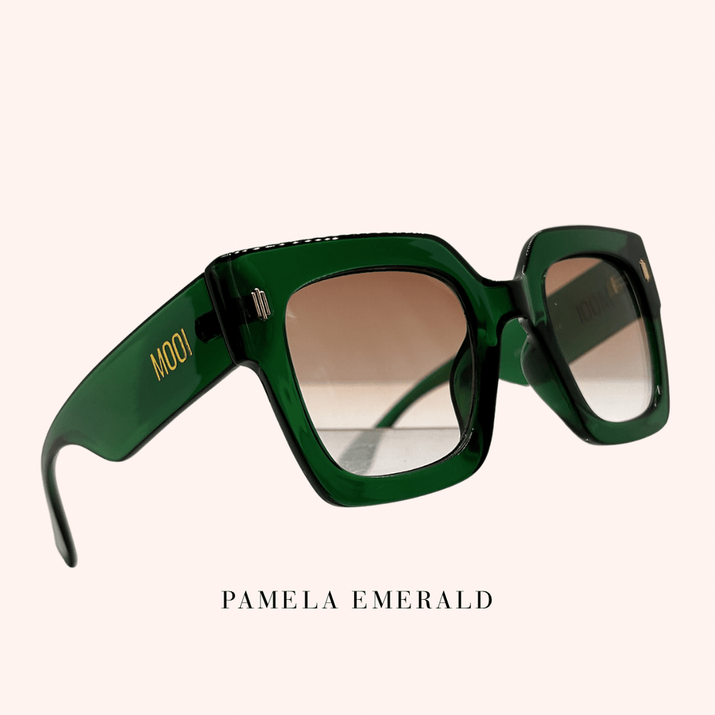 Pamela Sunglasses | Emerald (Limited Edition) - Expressive Cherry
