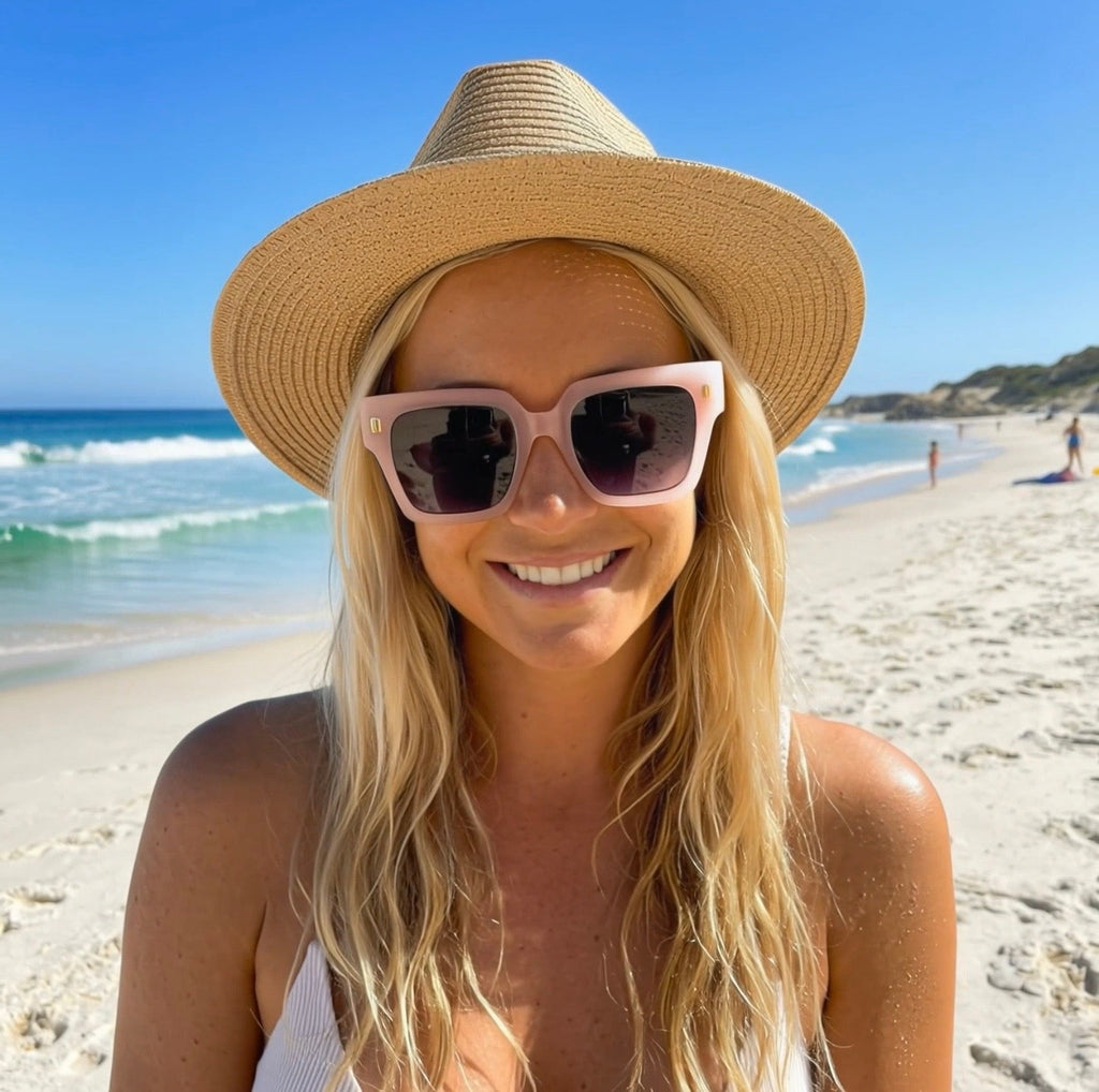 Pamela Sunglasses | Pink Frames (Limited Edition) - Expressive Cherry
