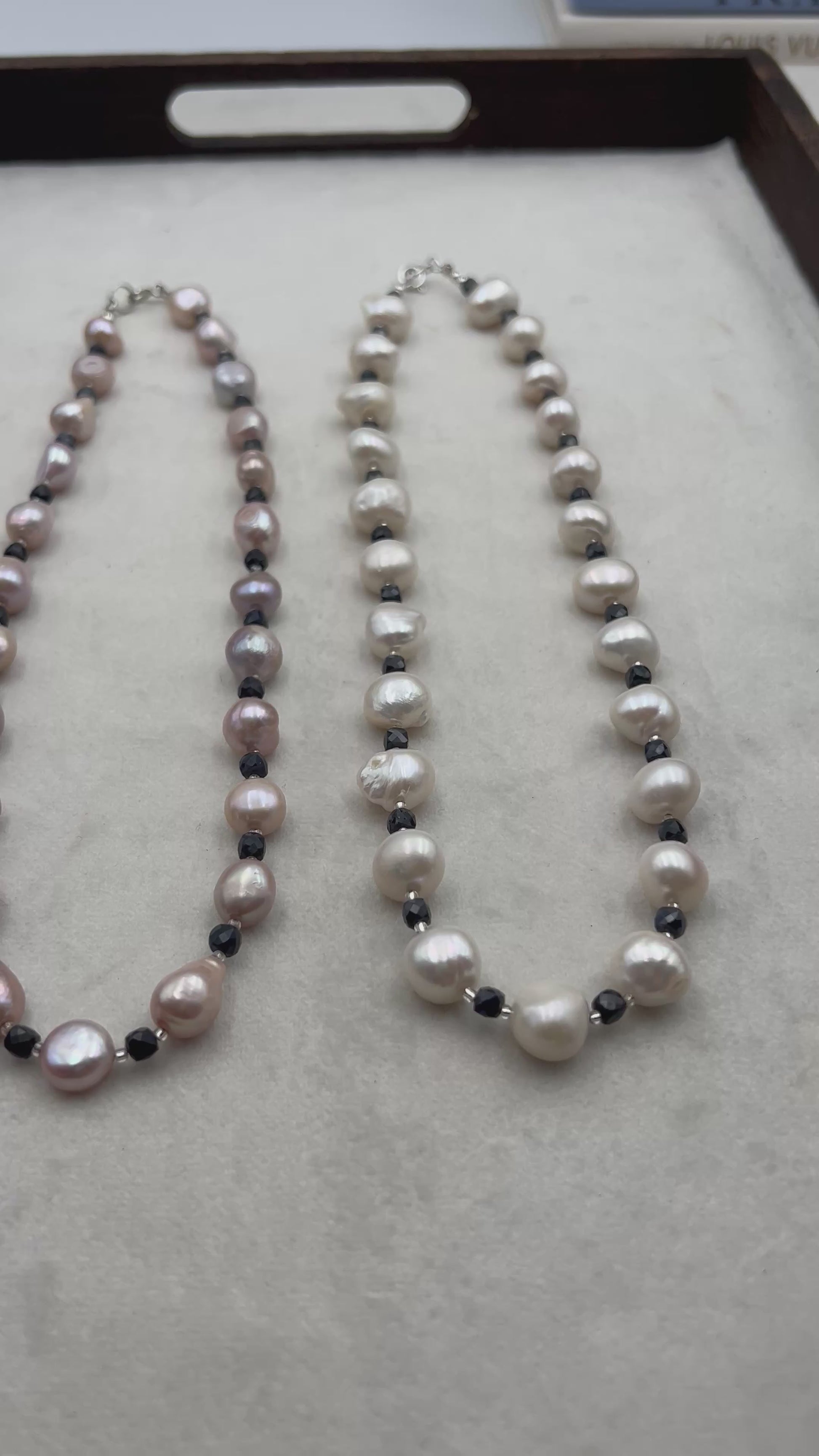 Sapphire Meringue Necklace