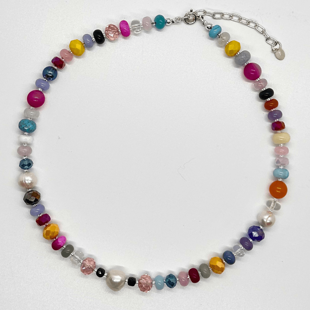 Serendipity Gemstone Necklace - Expressive Cherry