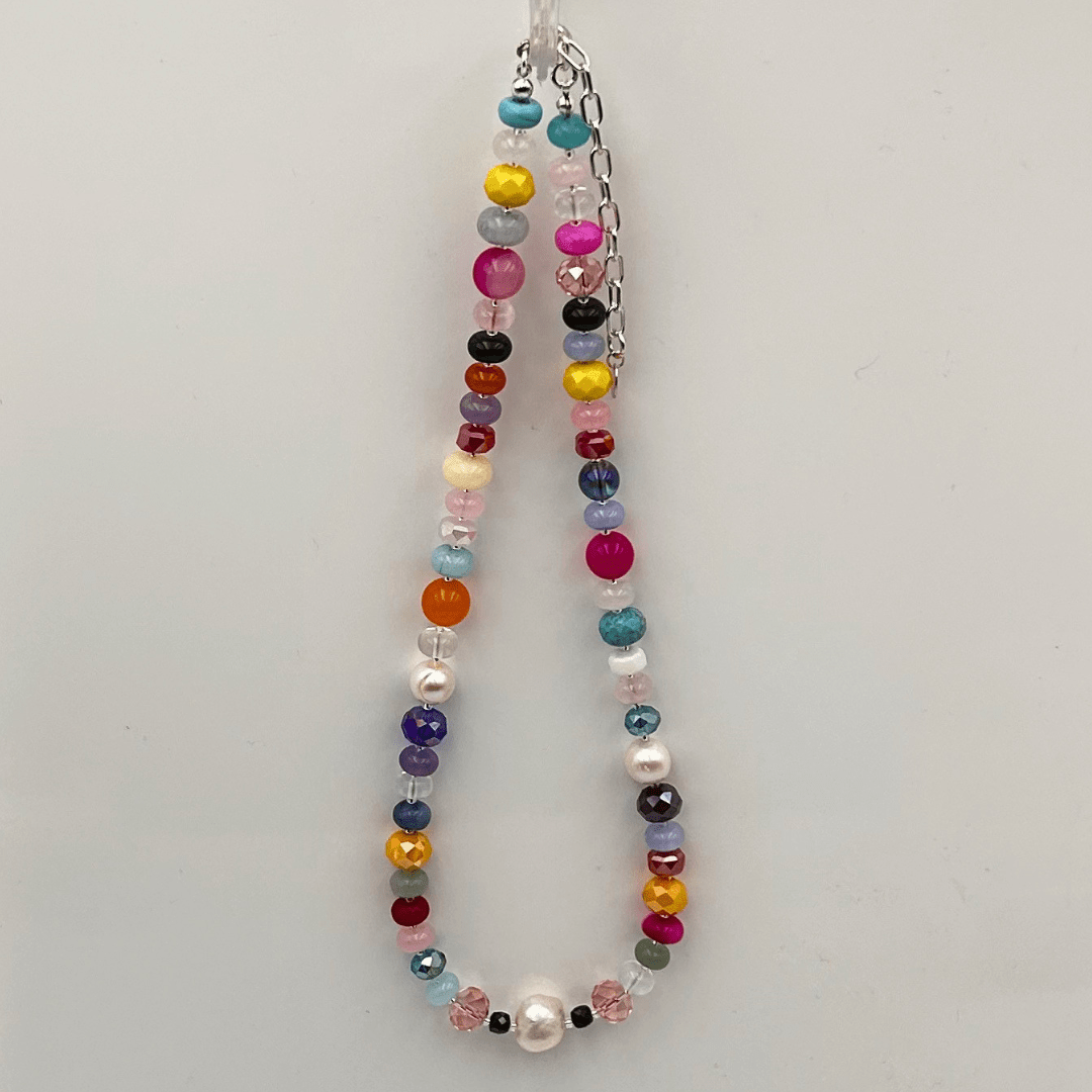 Serendipity Gemstone Necklace - Expressive Cherry