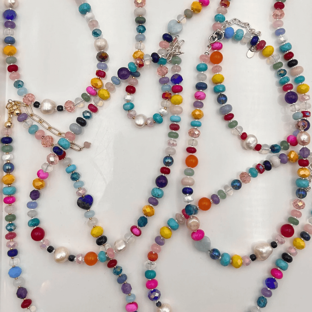 Serendipity Gemstone Necklace - Expressive Cherry