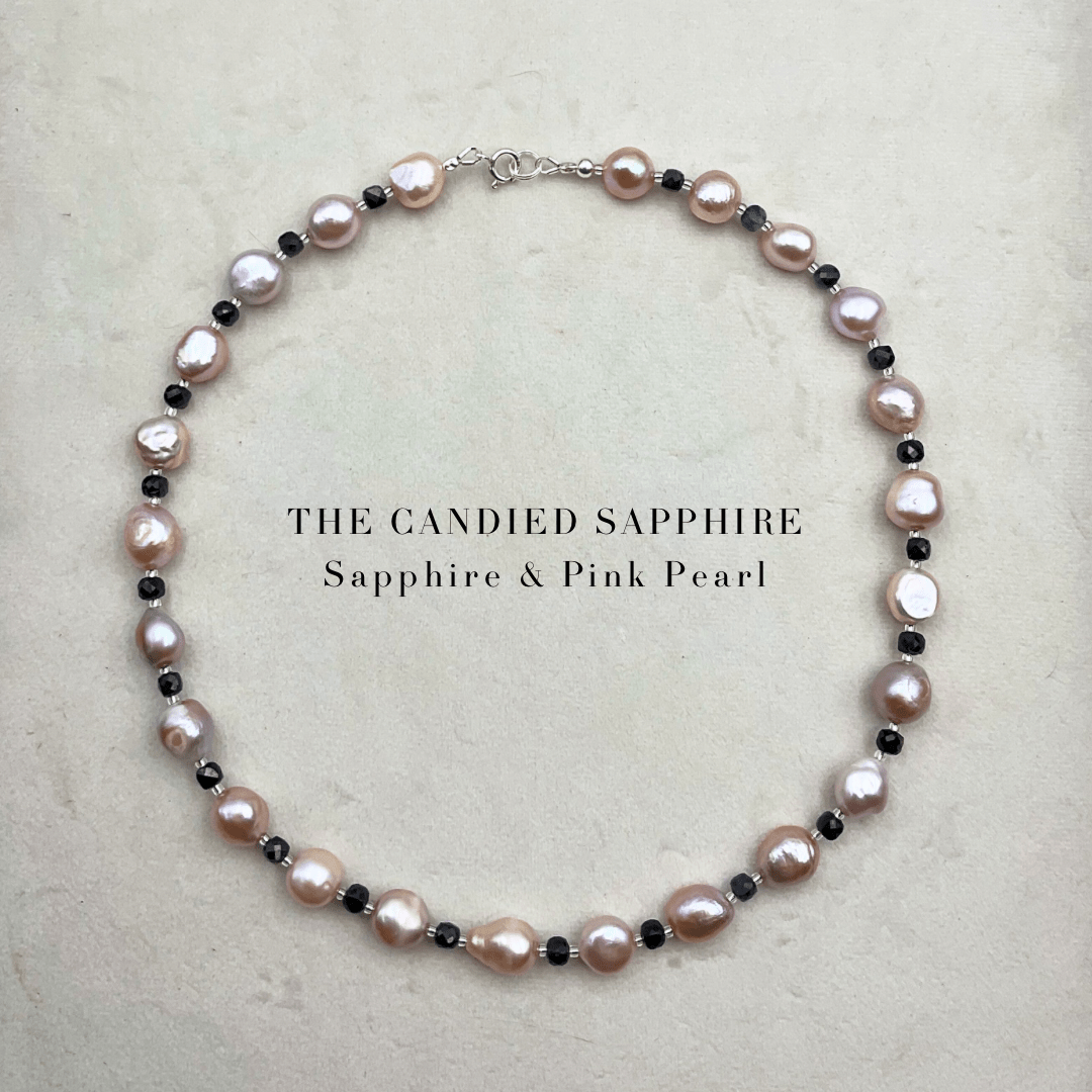 The Candied Sapphire Necklace - Expressive Cherry