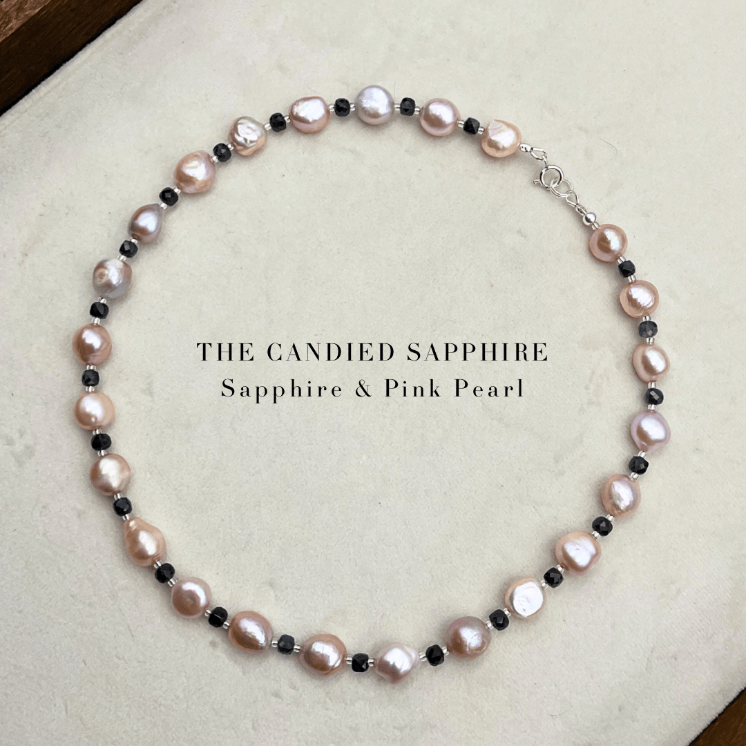 The Candied Sapphire Necklace - Expressive Cherry