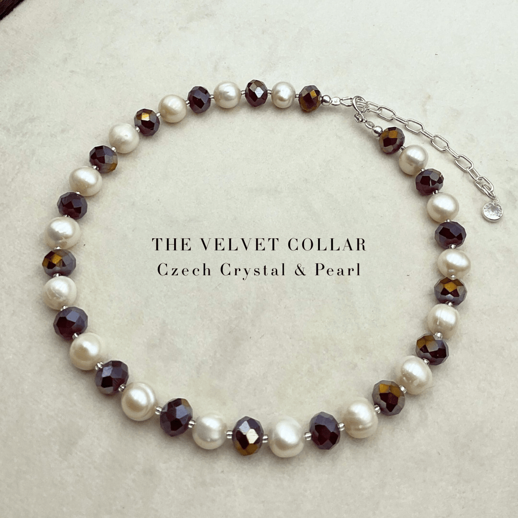 The Velvet Collar Choker - Expressive Cherry