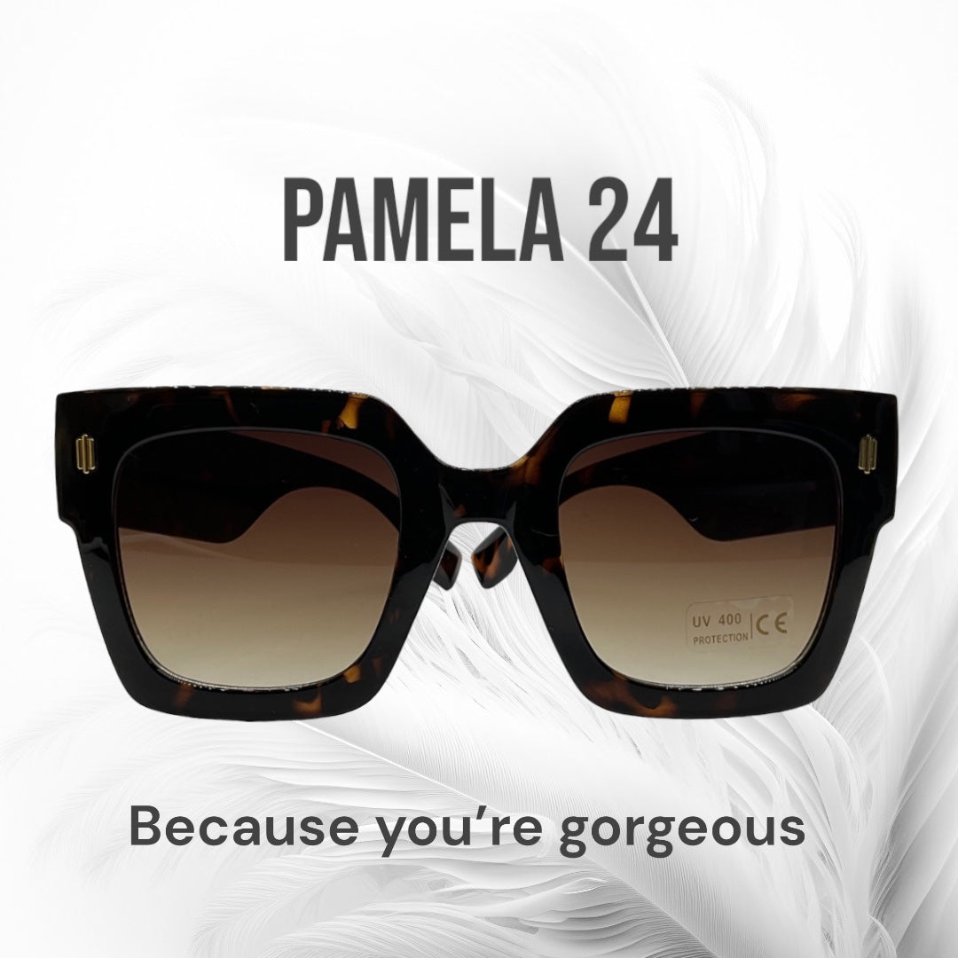 Pamela (Torte) - Oversized Sunglasses - Expressive Cherry