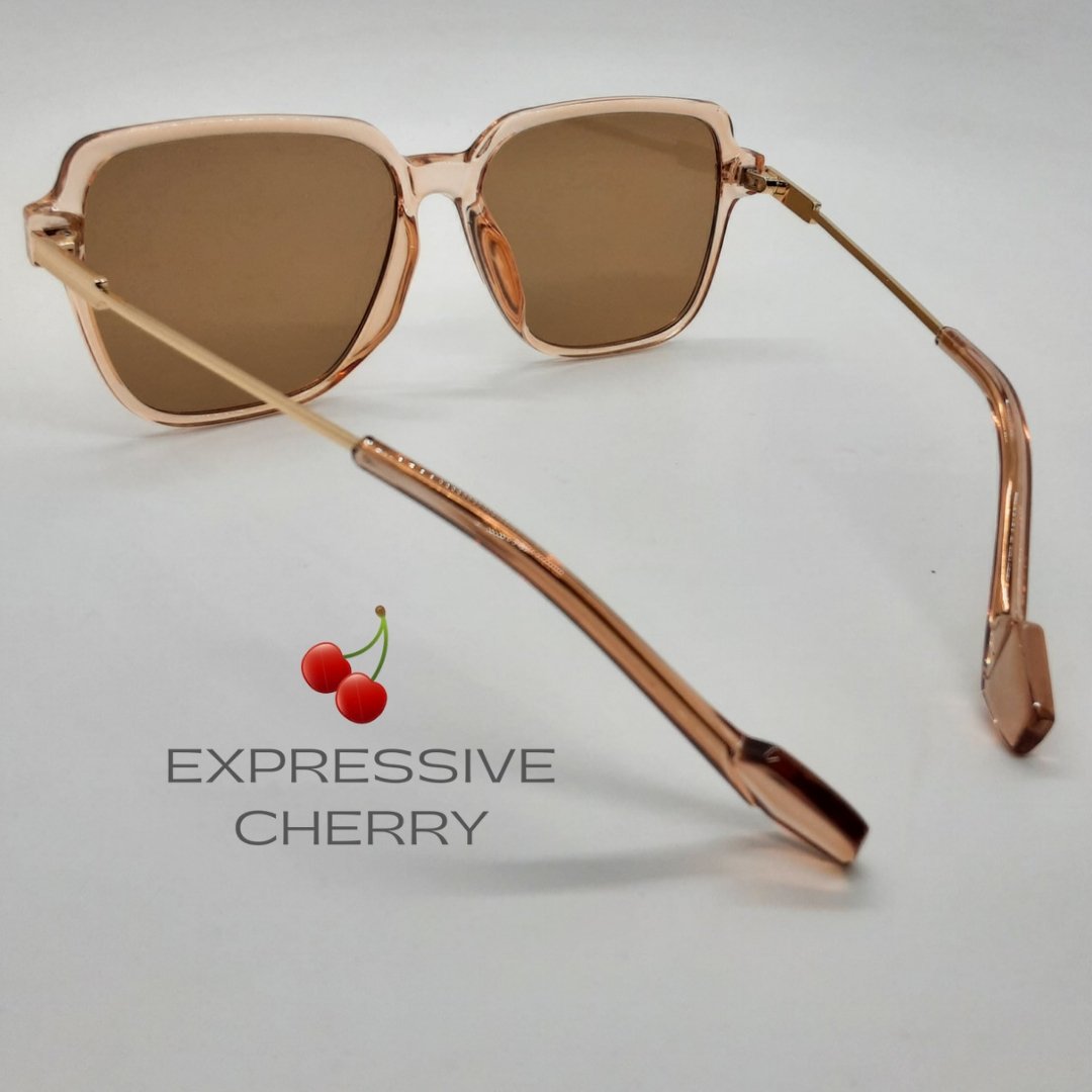 Senna (Blush) - retro sunglasses - Expressive Cherry